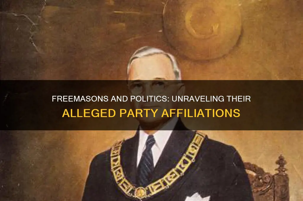 what political party are the freemasons