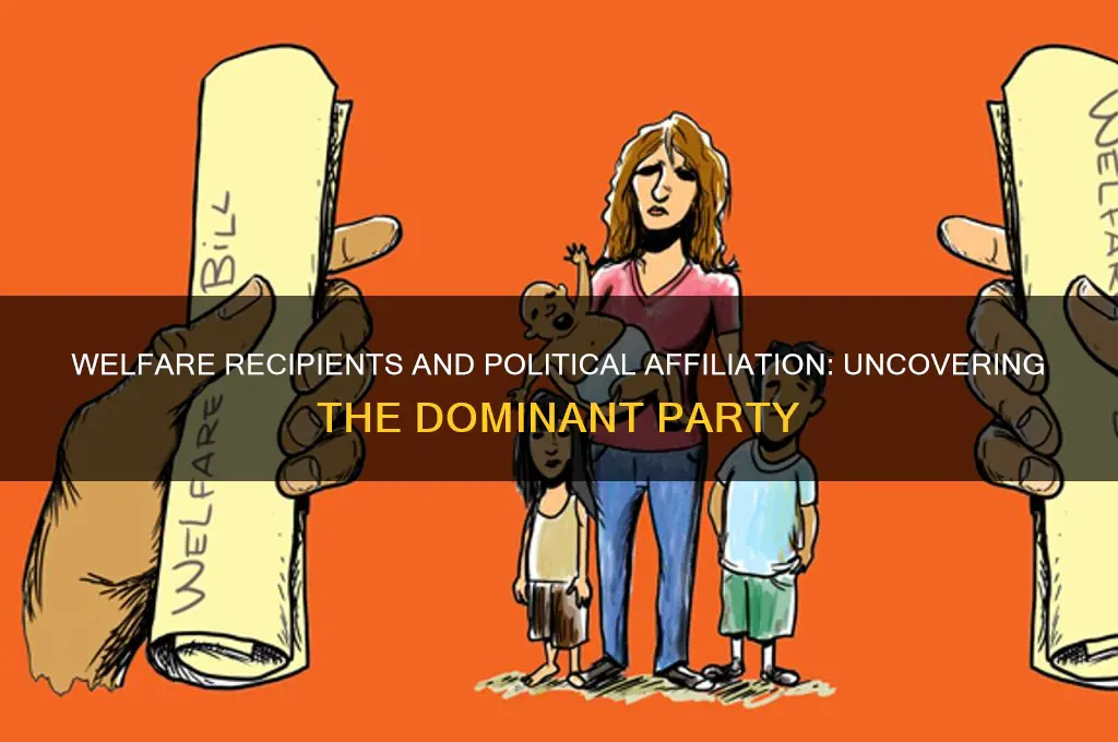 what political party are the majority of welfare recipients