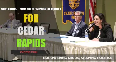 Cedar Rapids Mayoral Race: Political Party Affiliations of Candidates