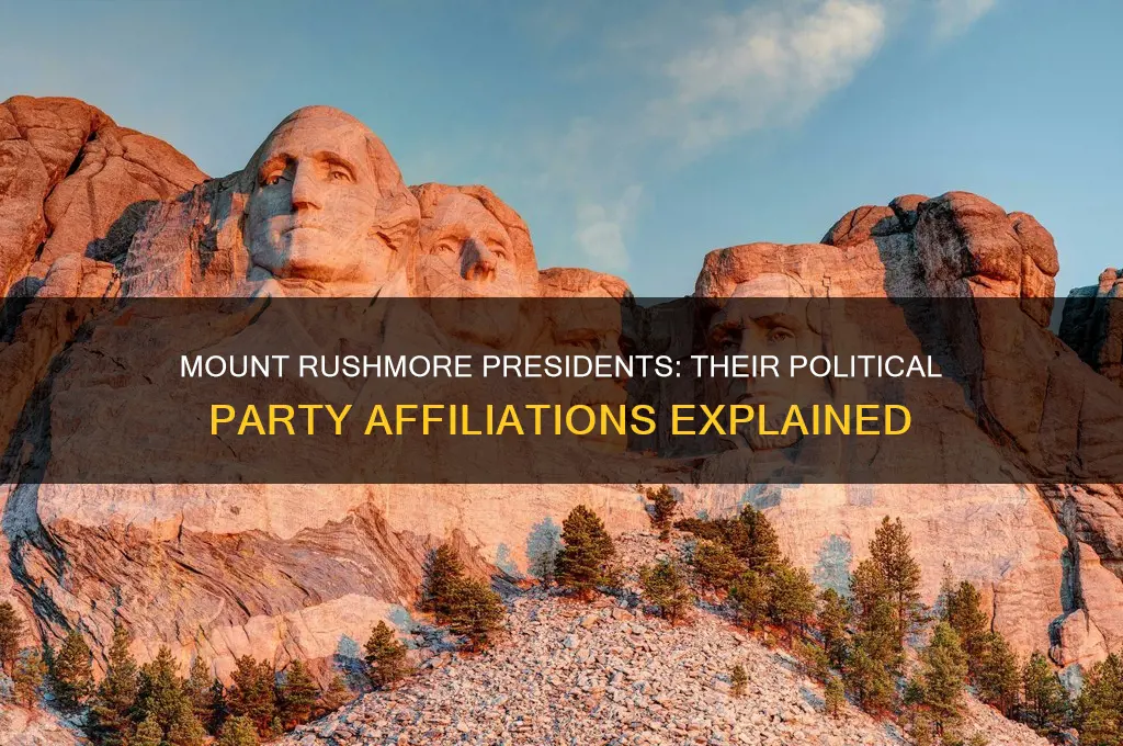 what political party are the presidents on mount rushmore