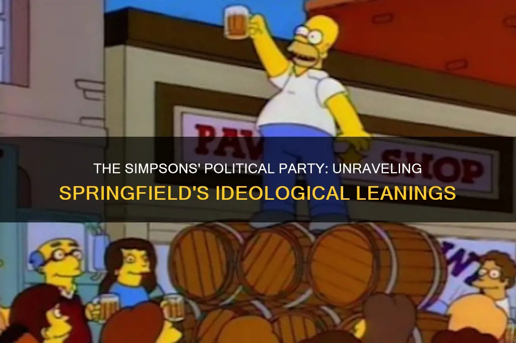 what political party are the simpsons