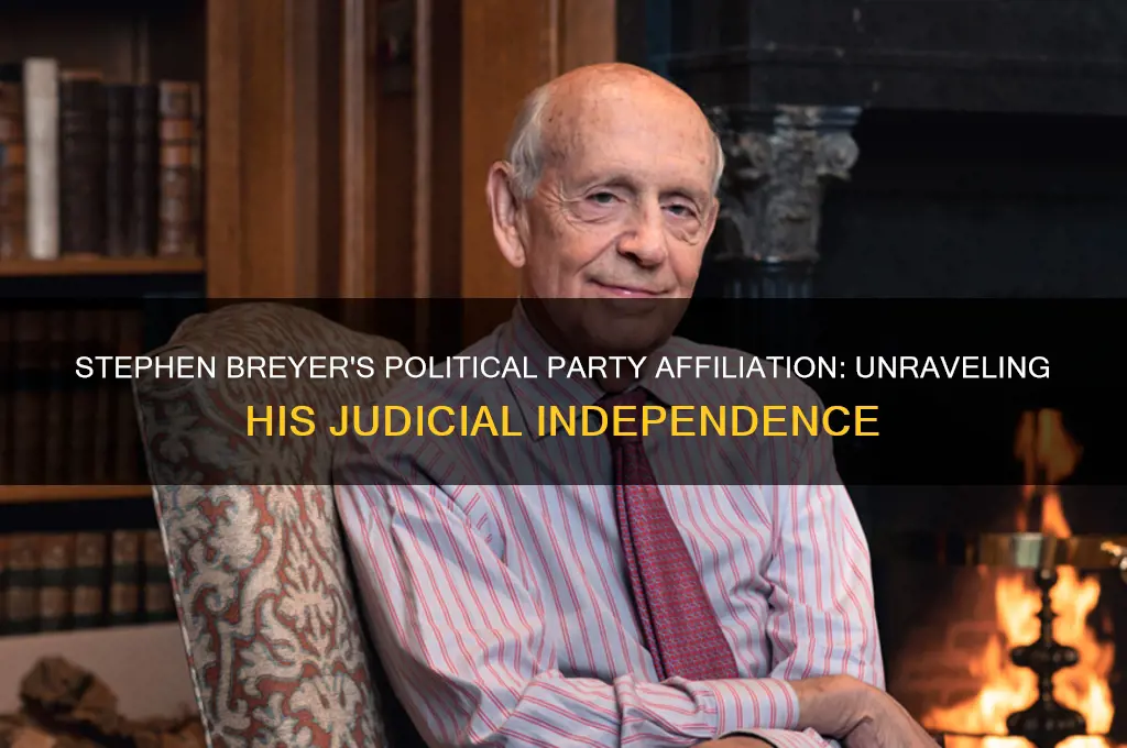 what political party are they in stephen breyer