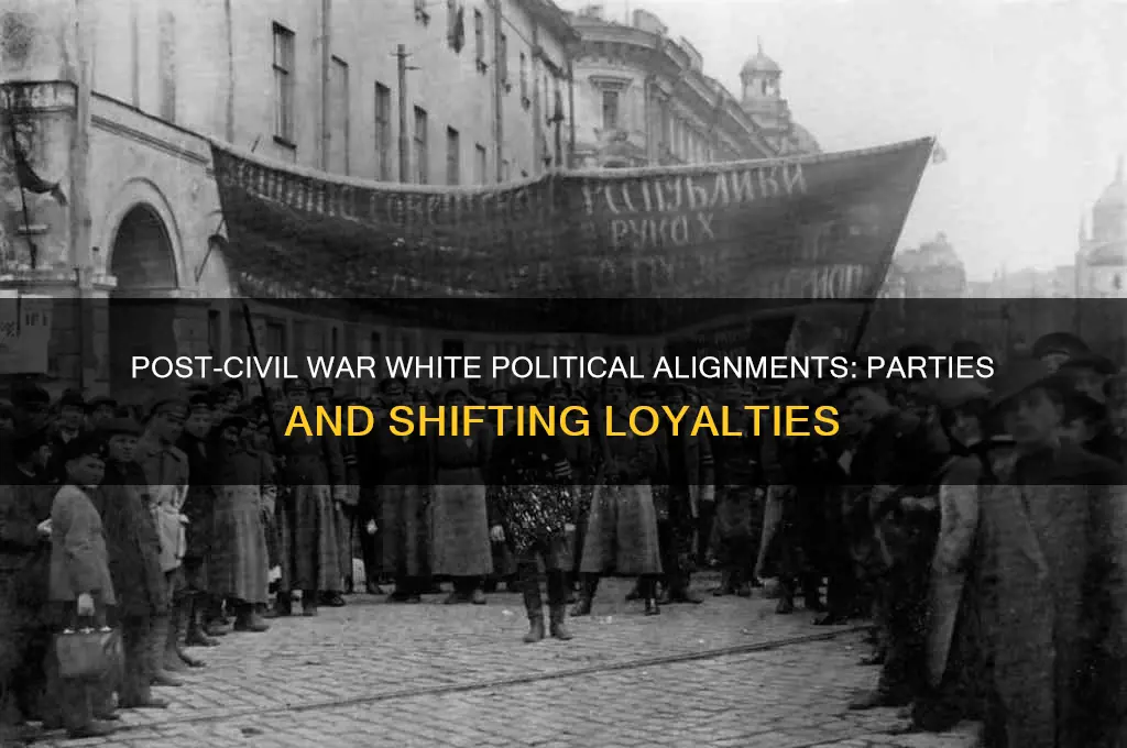 what political party are whites after civil war