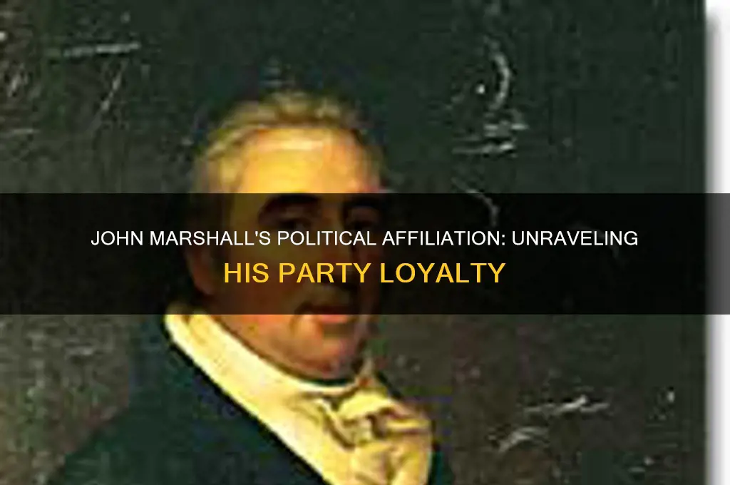 what political party as john marshall