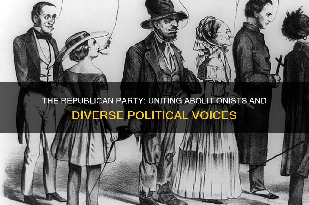 what political party attracted both ardent abolitionists and men who