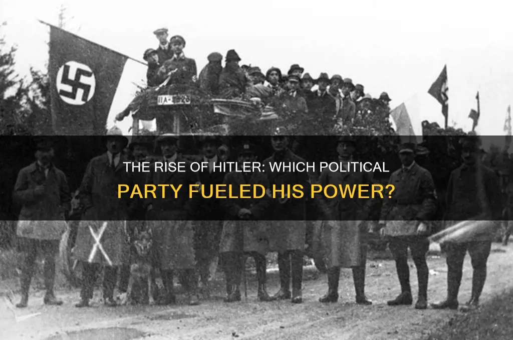 what political party brought adolf hitler