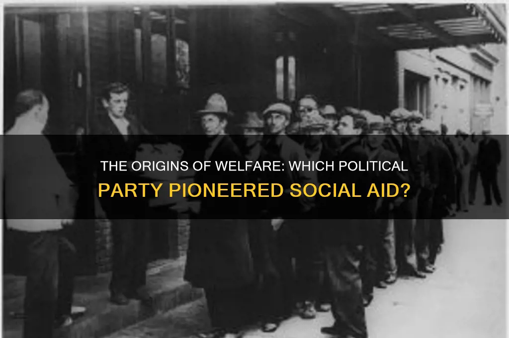 what political party came up with welfare