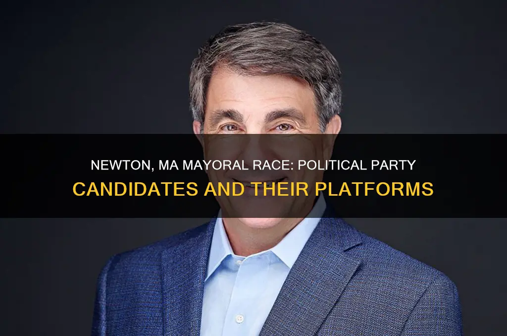 what political party candidates mayor newton ma