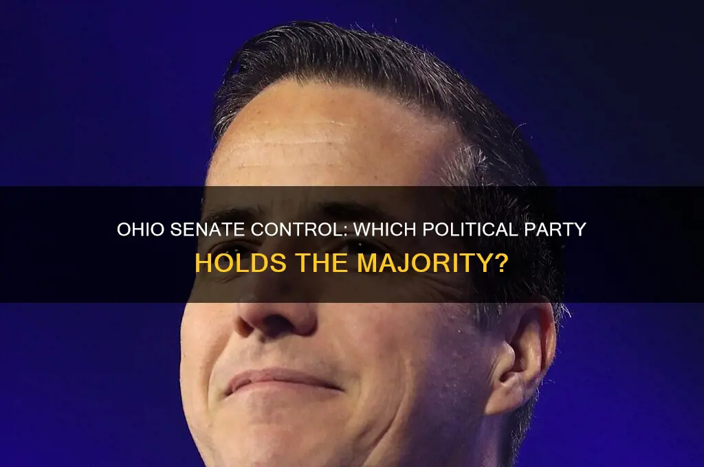 what political party control the ohio senate
