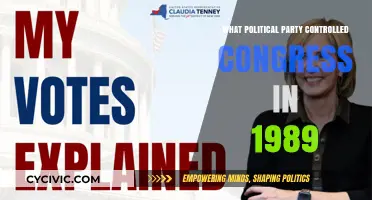 1989 Congressional Power: Which Political Party Held Control?