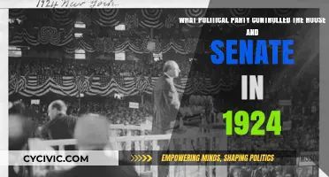 1924 Congressional Power: Which Political Party Dominated Both Chambers?