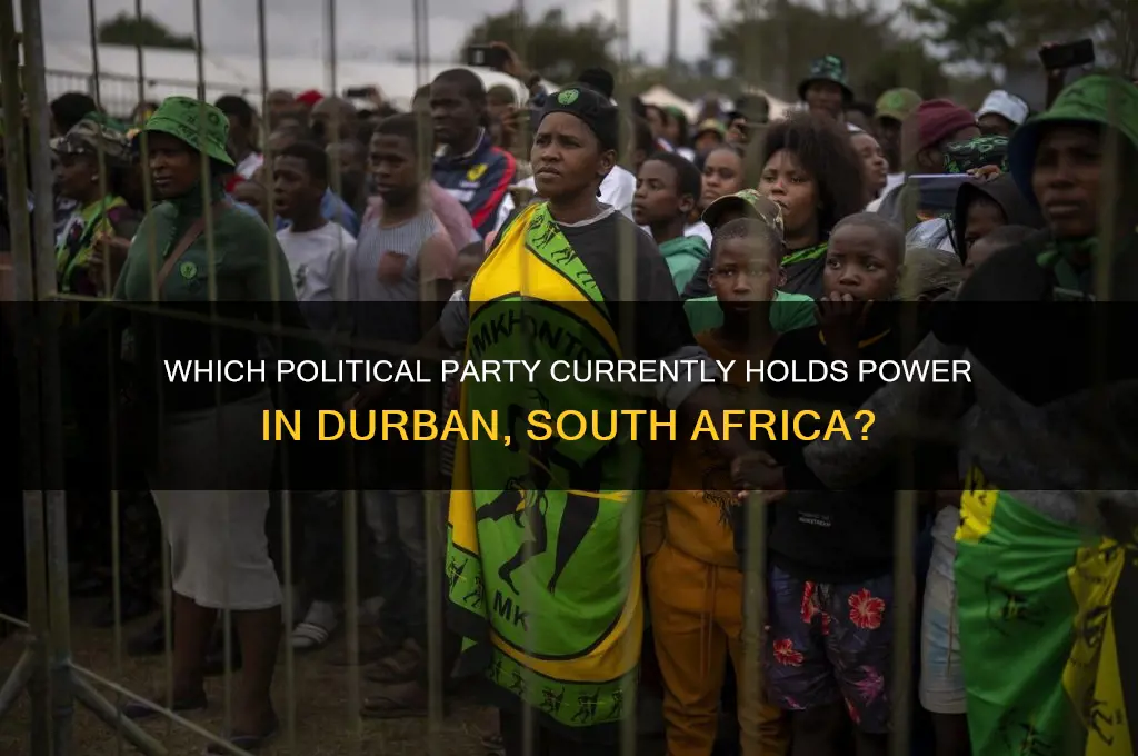 what political party controls durban