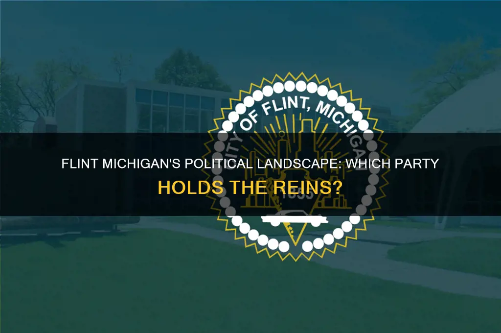 what political party controls flint michigan