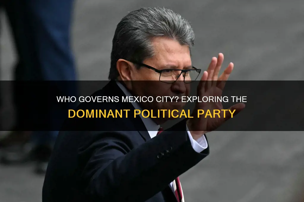 what political party controls mexico city