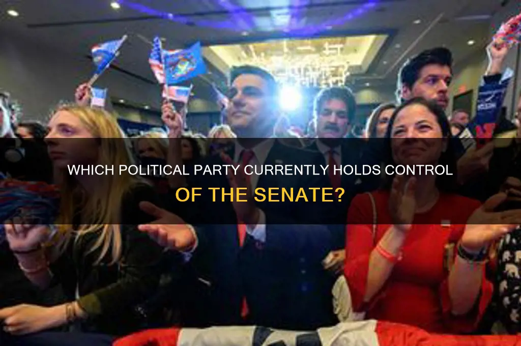 what political party controls the senate