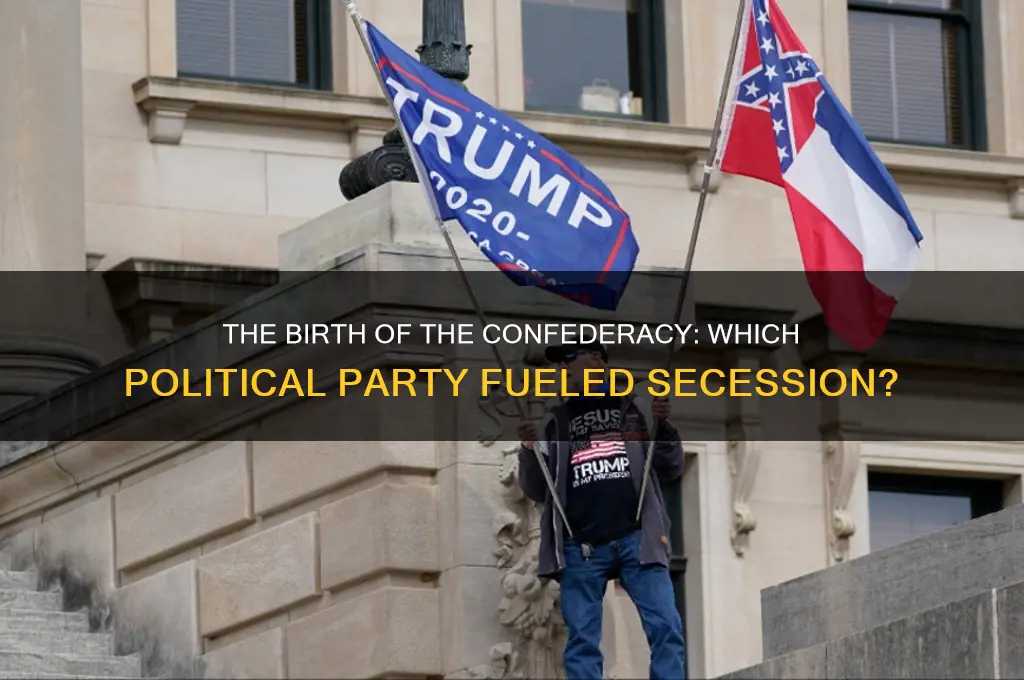 what political party created the confederacy