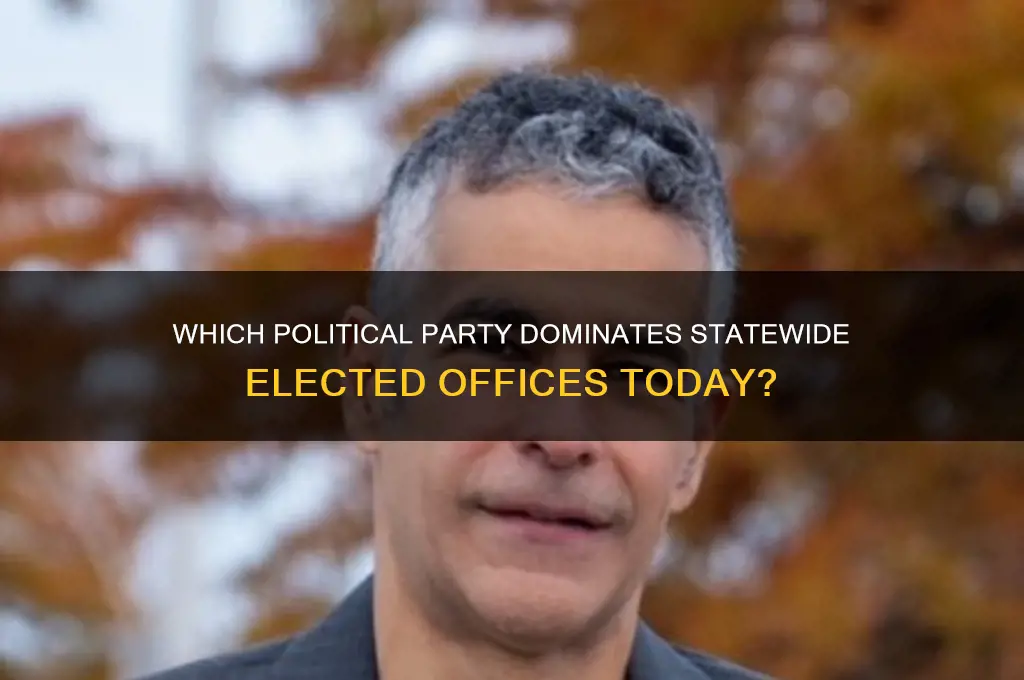 what political party currently holds most statewide elected offices