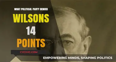 Which Political Party Opposed Wilson's 14 Points Plan?