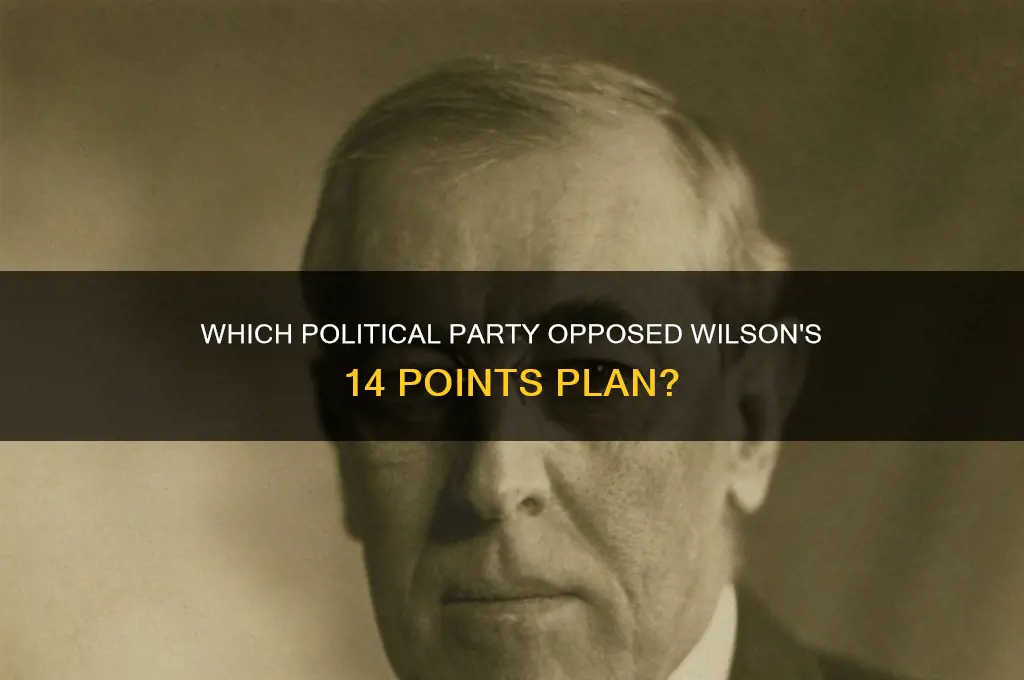 what political party denied wilsons 14 points