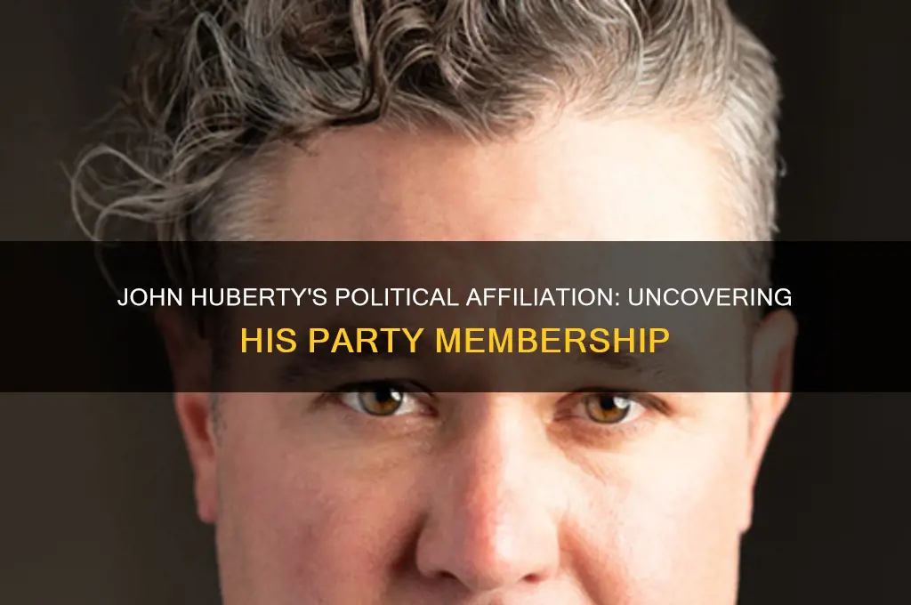 what political party di john huberty belong to