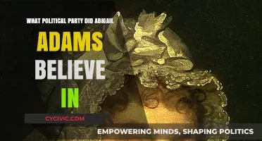 Abigail Adams' Political Allegiance: Uncovering Her Party Beliefs