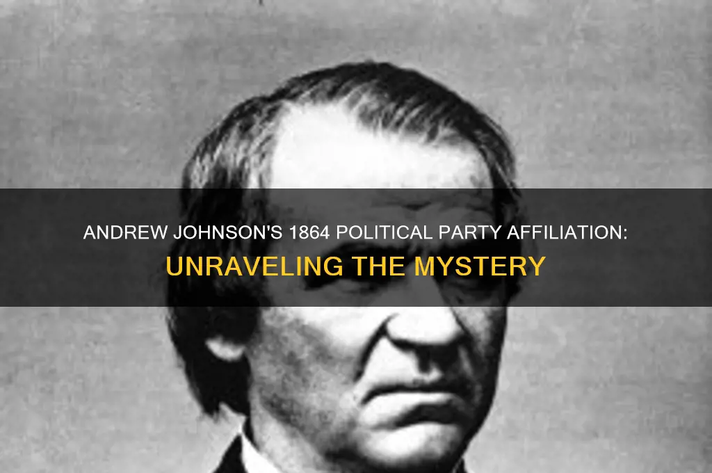 what political party did andrew johnson belong to in 1864