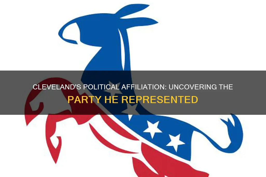 what political party did cleveland represent