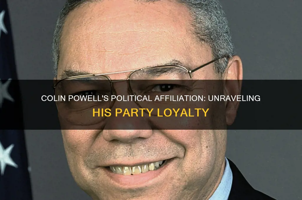 what political party did colin powell belong to