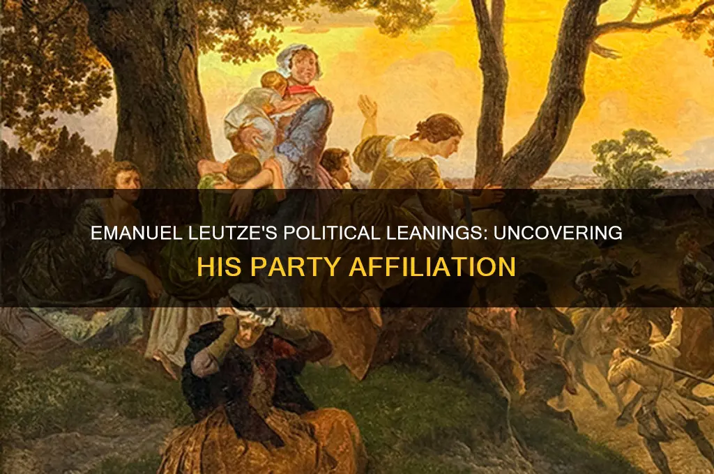 what political party did emanuel leutze associated with