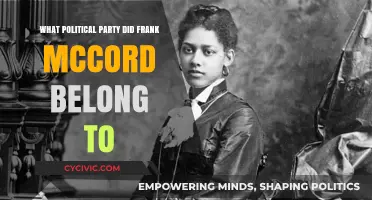 Unveiling Frank McCord's Political Affiliation: Which Party Did He Support?