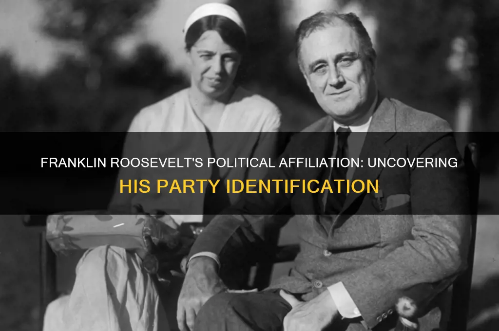 what political party did franklin roosevelt identify