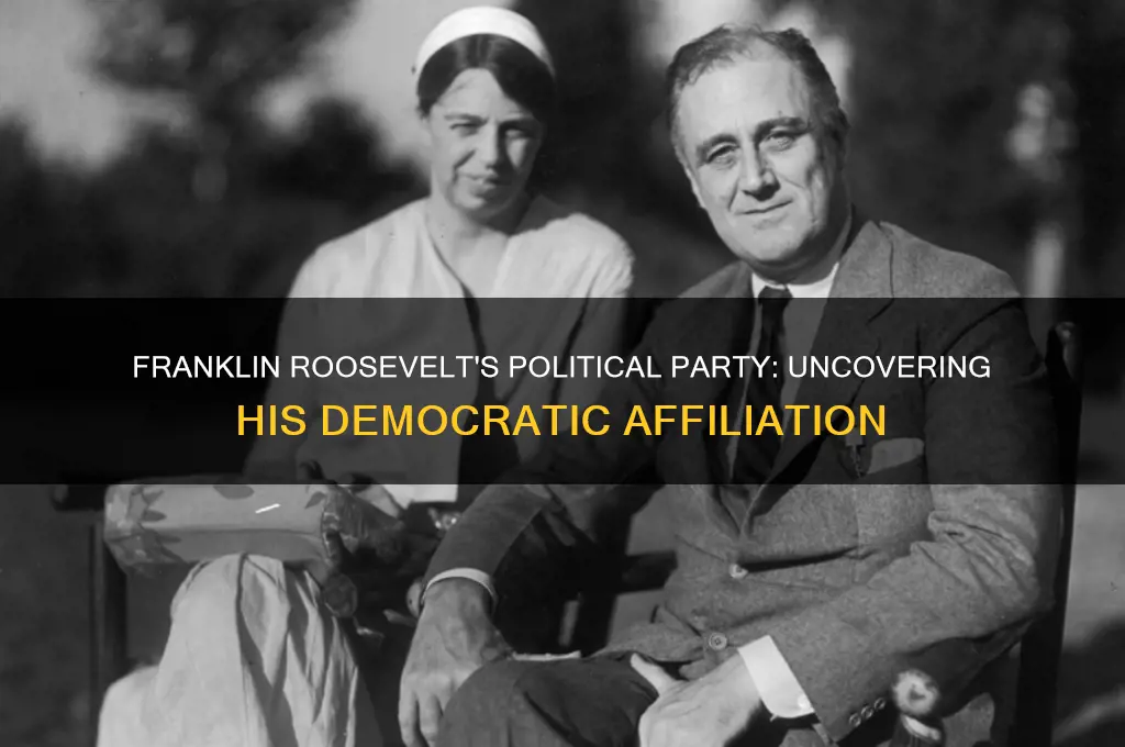 what political party did franklin roosevlet belong to