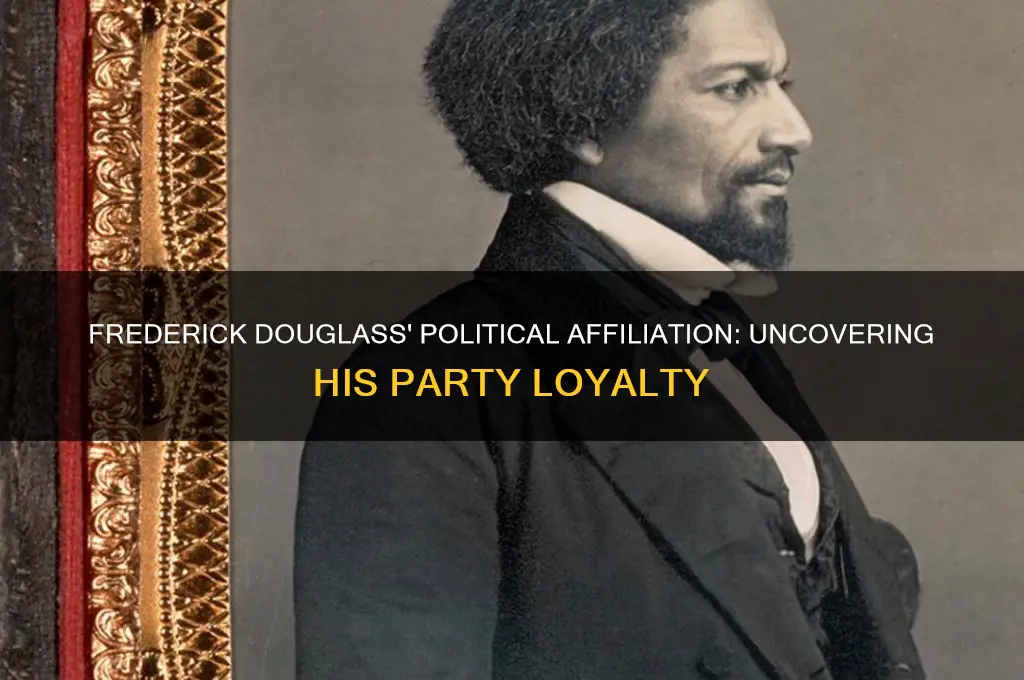 what political party did frederick douglass belong to