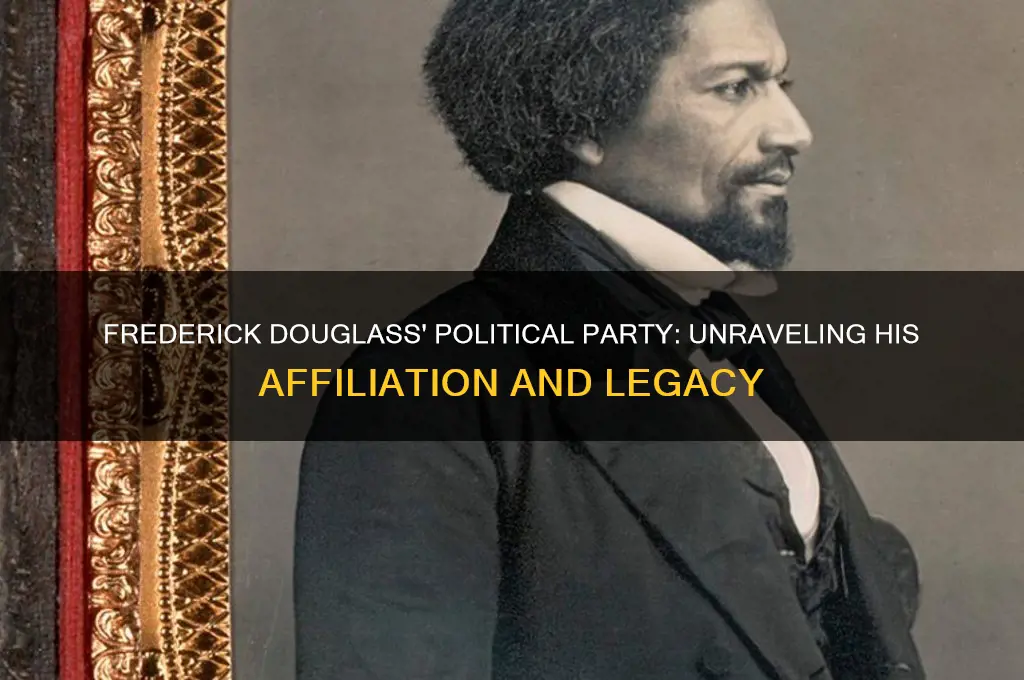 what political party did freidrick douglass belong to