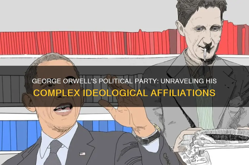 what political party did george orwell belong to