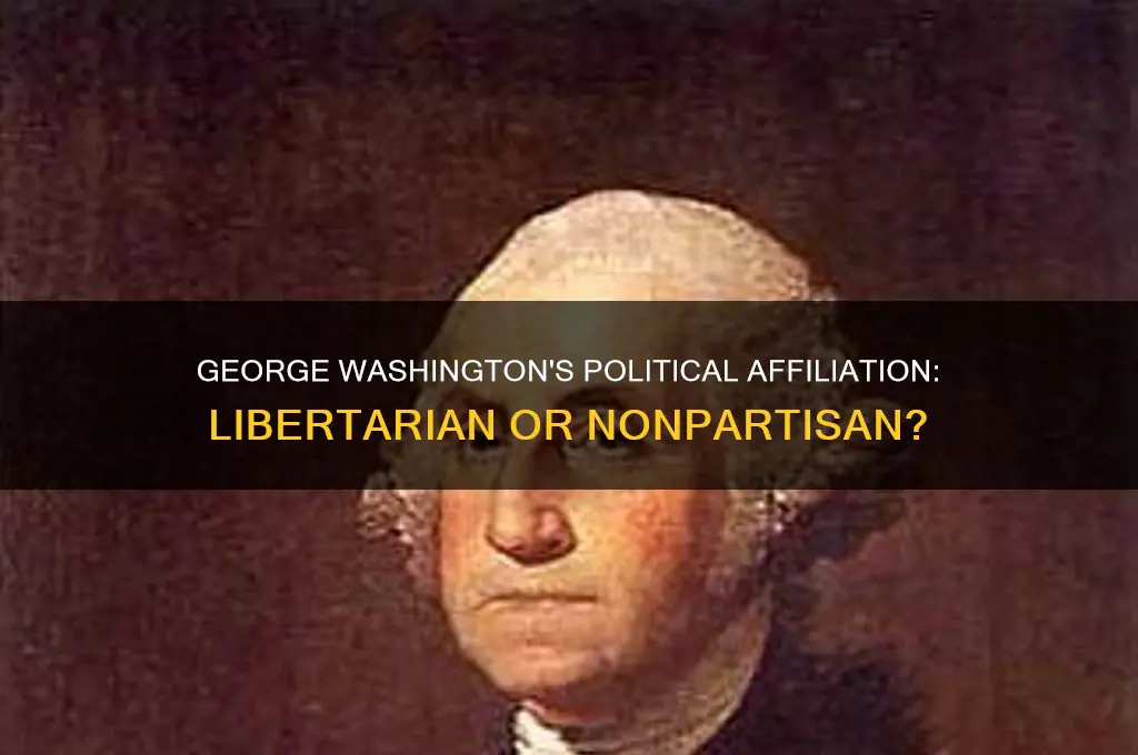 what political party did george washington belong to libertarian party