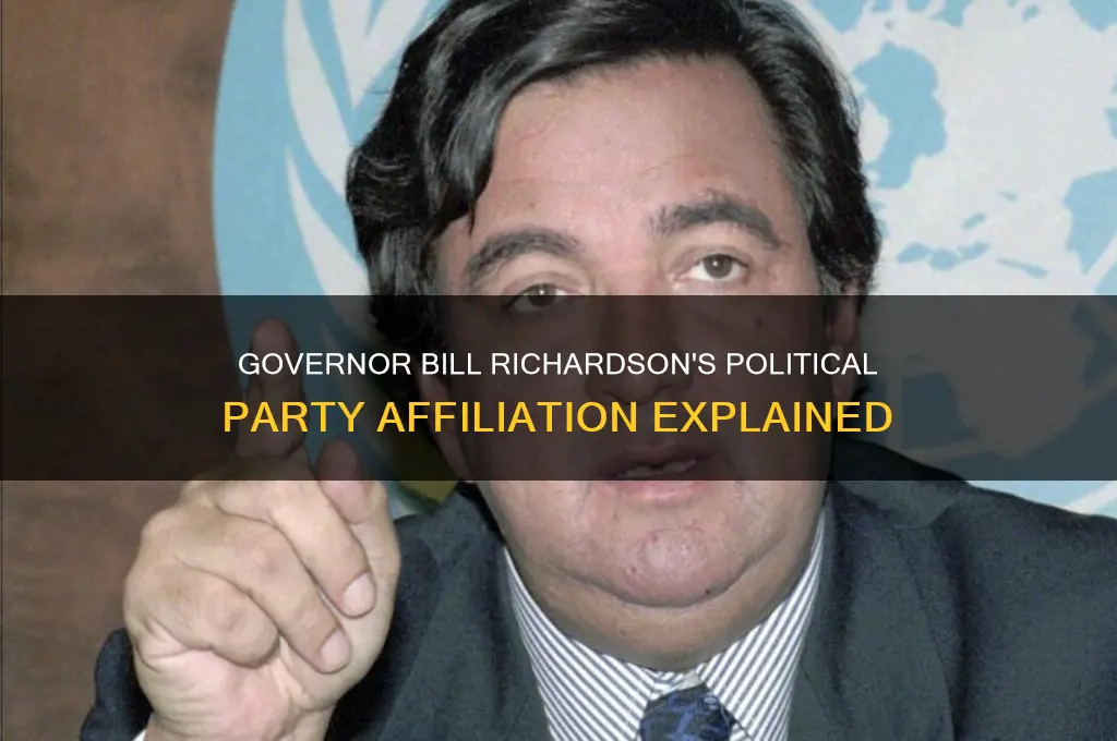 what political party did governor bill richardson belong to