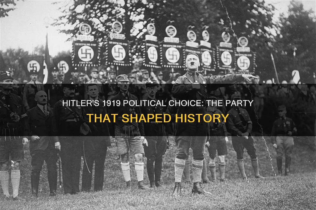 what political party did hitler join in 1919