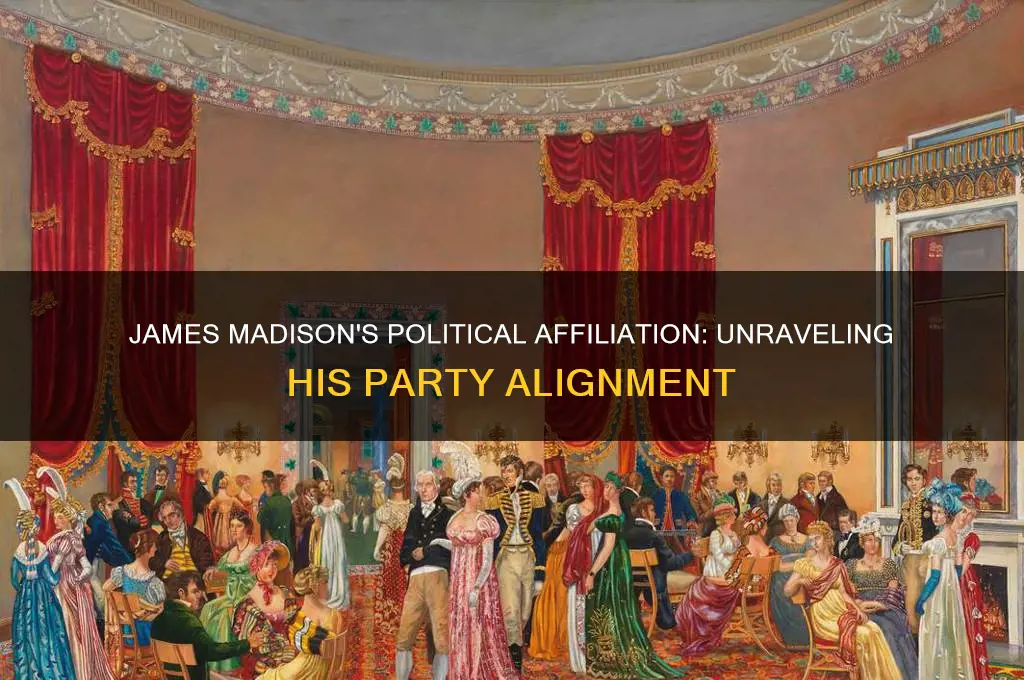 what political party did james madison align himself with