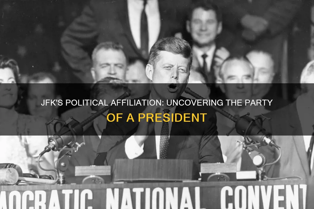 what political party did jfk belong to