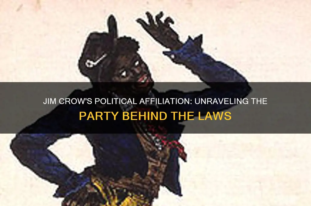 what political party did jim crow belong to