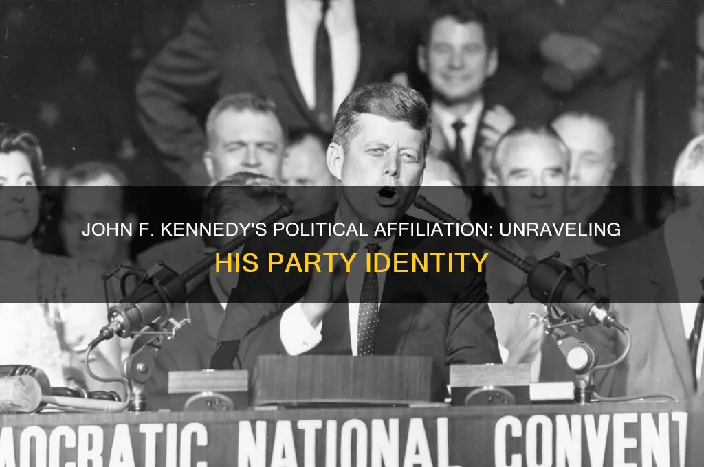 what political party did john f kennedy identify with