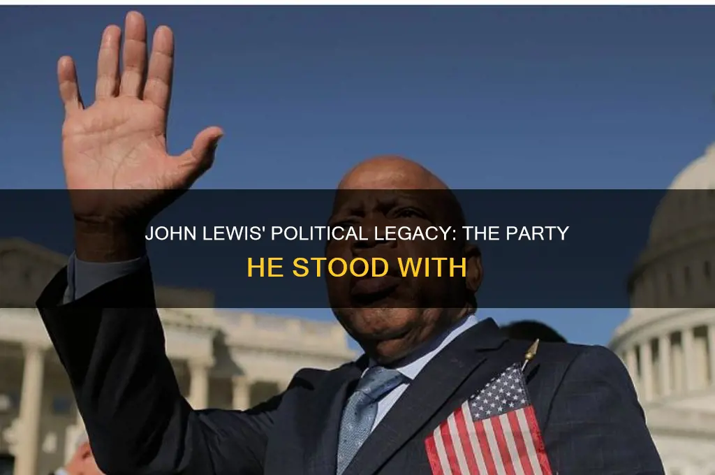 what political party did john lewis belong to