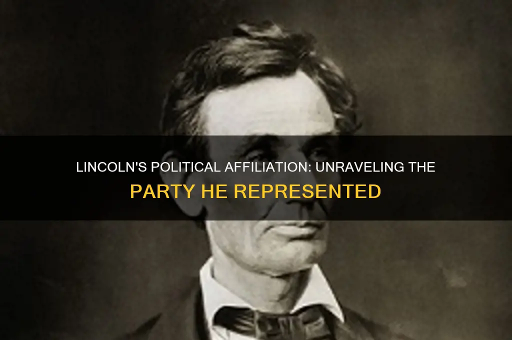 what political party did lincoln belong to