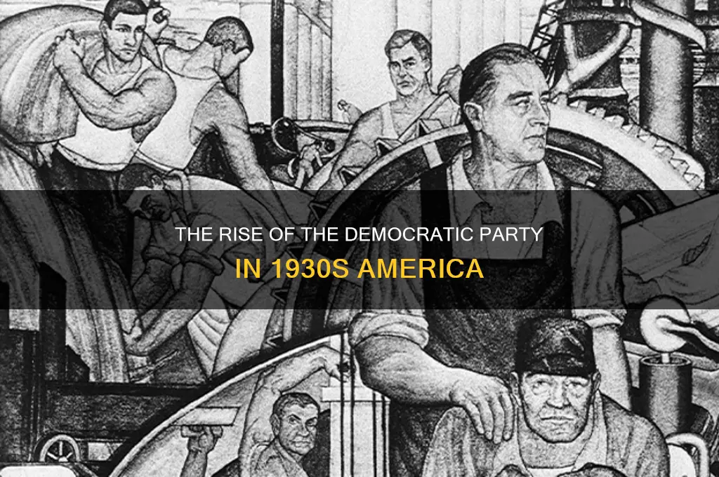 what political party did many americans join during the 1930s