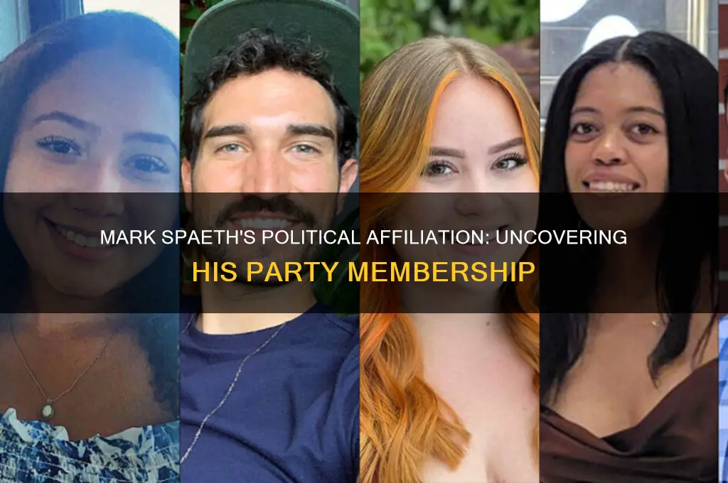 what political party did mark spaeth belong to