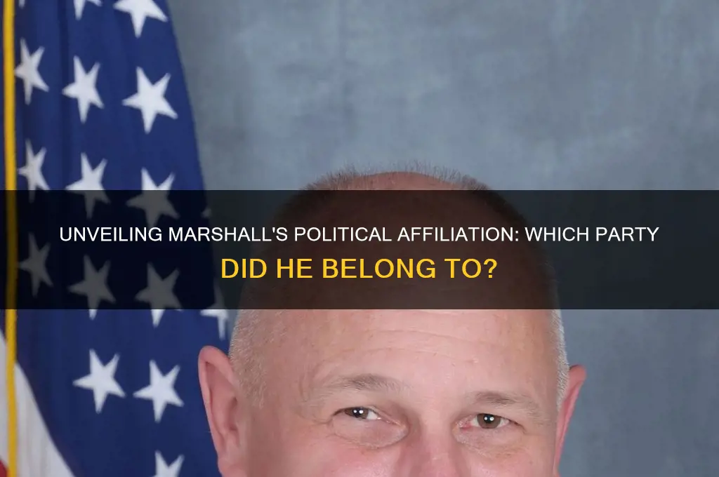 what political party did marshall belong to