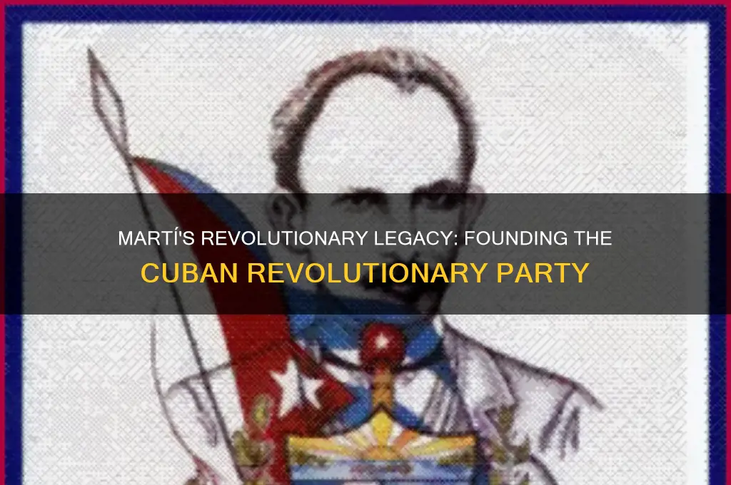 what political party did marti found