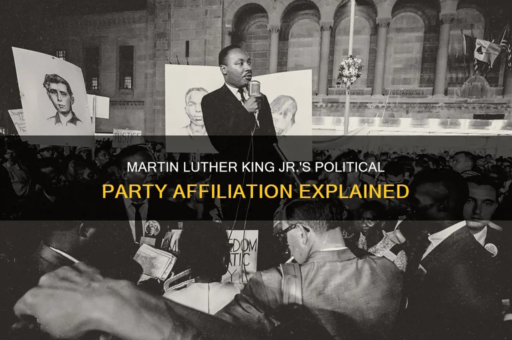 what political party did martin luhure king belong to