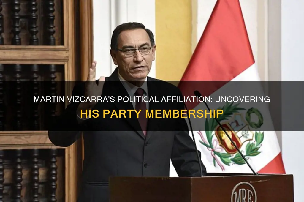 what political party did martin vizcarra belong to